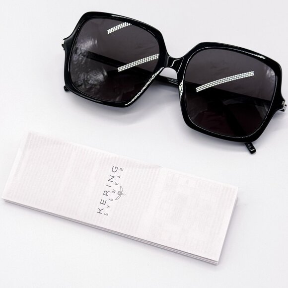 NEW SAINT LAURENT  SL591 001 BLACK WOMEN SUNGLASSES SAINT LAURENT SL 591 - Picture 11 of 12